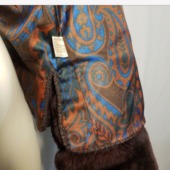 Vtg Boho Joseph Horne Co. Faux Fur Pittsburgh Coat - Picture 6 of 7